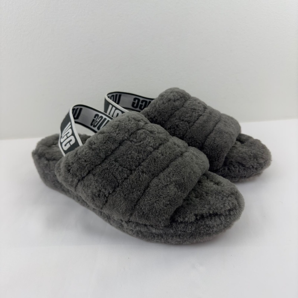 UGG Fluff Yeah gray‎ slippers/slides